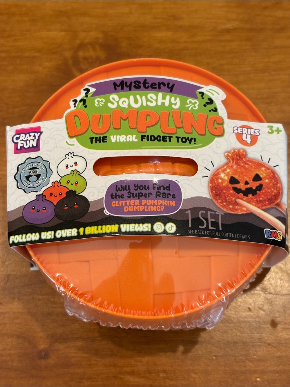 NEW RMS MYSTERY DUMPLING GLITTER PUMPKIN EDITION VIRAL SQUISHY TOY FUN RARE 🥟🥳🎃